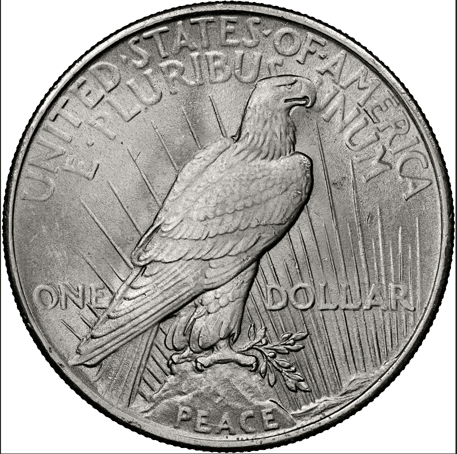 1 Amerikansk Peace Dollar